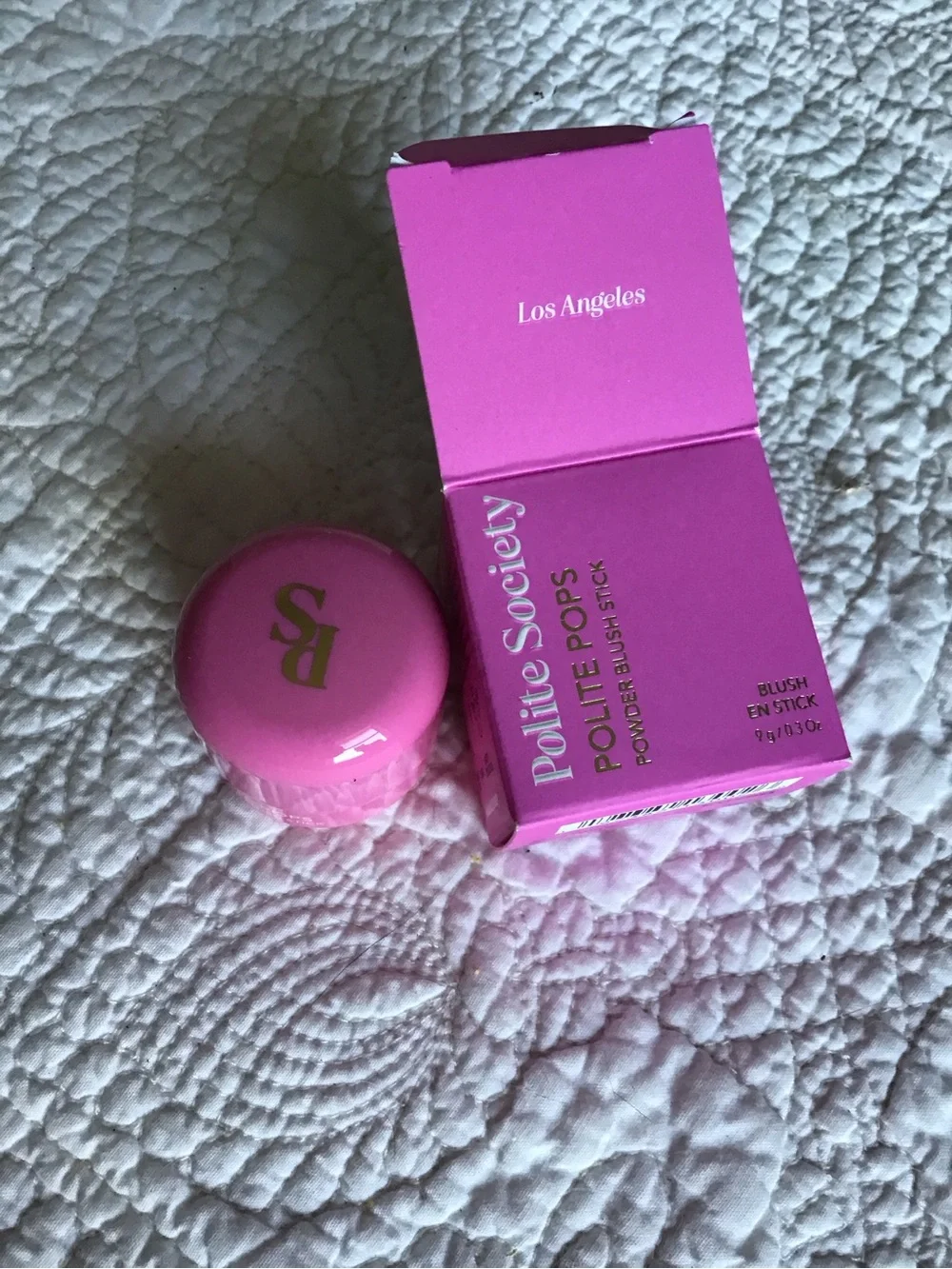 New Petite Society Polite Pops Powder Blush Los Angeles Soft Pink